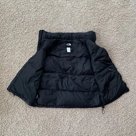 the north face retro nuptse logo down vest ⚡️ large